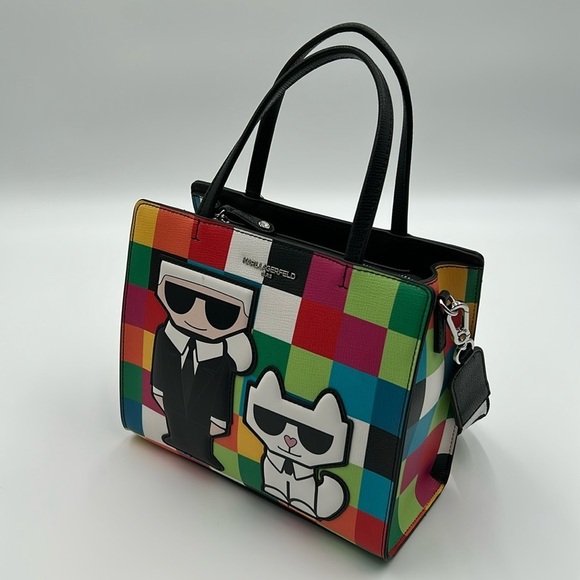 1708- Karl Lagerfeld Paris Multi Combo Crossbody Bag NWT - Picture 2 of 14